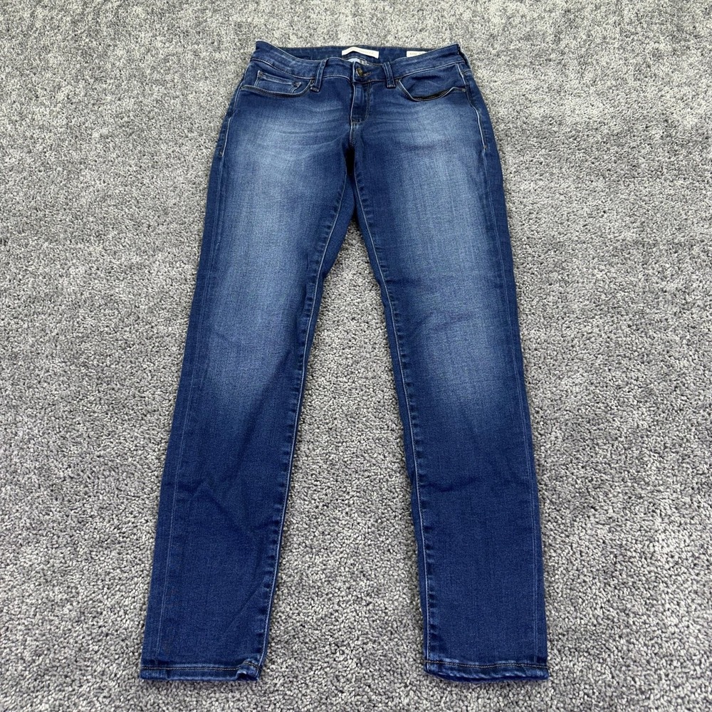 Mavi Jeans Womens 29/30 Blue Alexa Mid Rise Skinny Stretch Denim Medium Wash